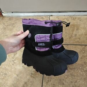 Totes Toddler Girls snow boots Purple Size 11